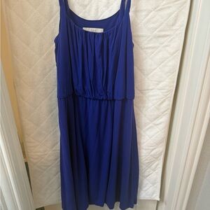 LOFT Royal Blue Sleeveless Dress